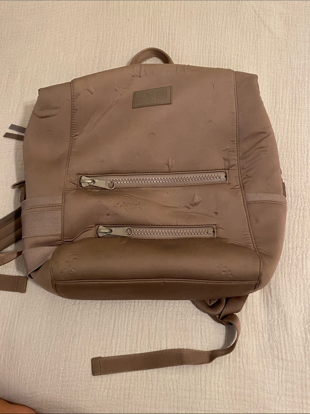 DAGNE DOVER Mauve Backpack - Soft Rose Taupe - Picture 6 of 8